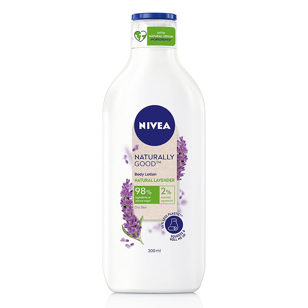 Nivea Naturally Good, Natural Lavender Body Lotion, 200 ml