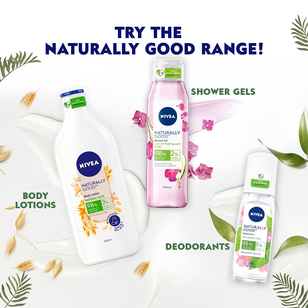 Nivea Naturally Good, Natural Lavender Body Lotion, 200 ml